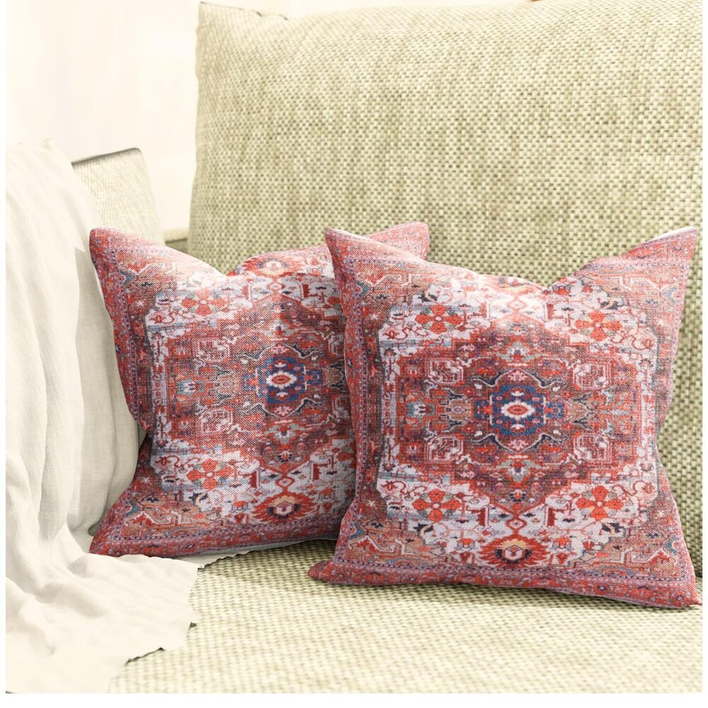 3986 100% Cotton Throw Pillow Covers 18" X 18" Pillow Case Cushion Cover
